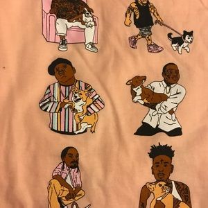 🏺RAPPERS WITH PUPPIES. Iconic T-Shirts🏺